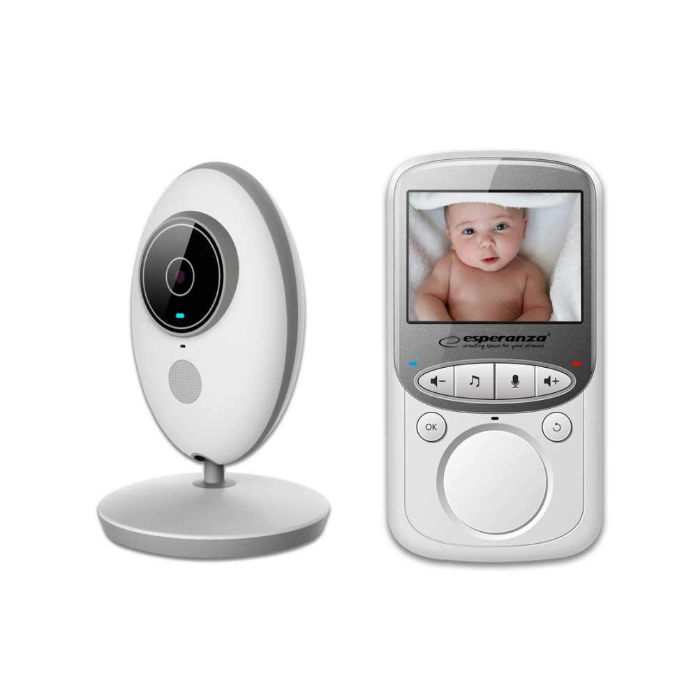 Alternativ bild 1 för Esperanza EHM003 LCD-babymonitor 2,4 vit
