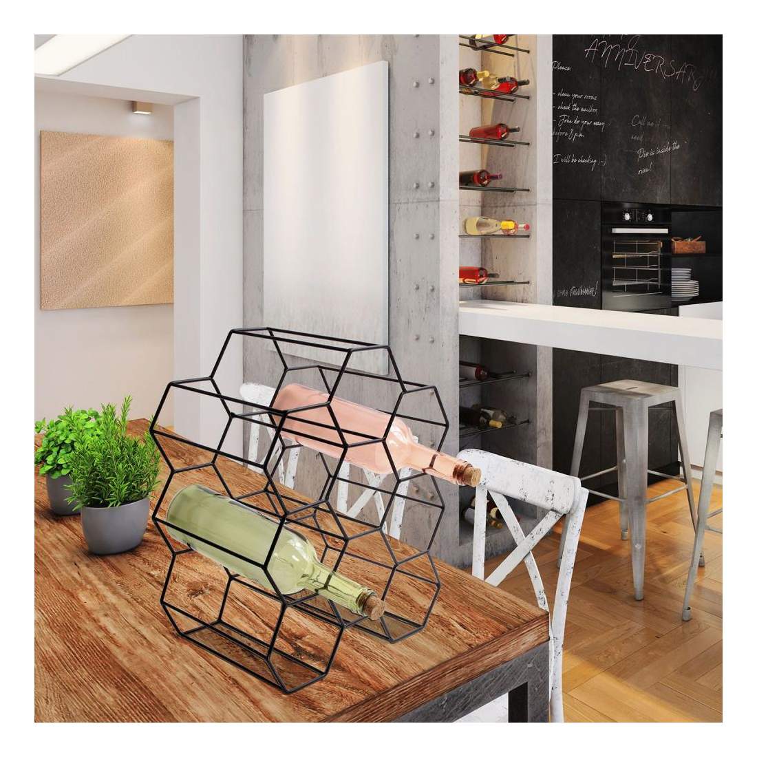 Vinställ - 9 Flaskor | Hem & Hobby - Hem & Hushåll - Kök - Köksredskap - Övriga Köksredskap | Pryloteket