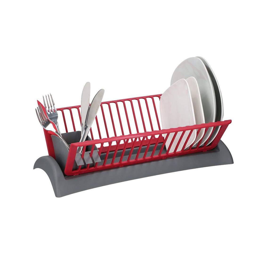 Diskställ - Röd / Grå | Hem & Hobby - Hem & Hushåll - Rengöring & Städning - Diskställ | Pryloteket