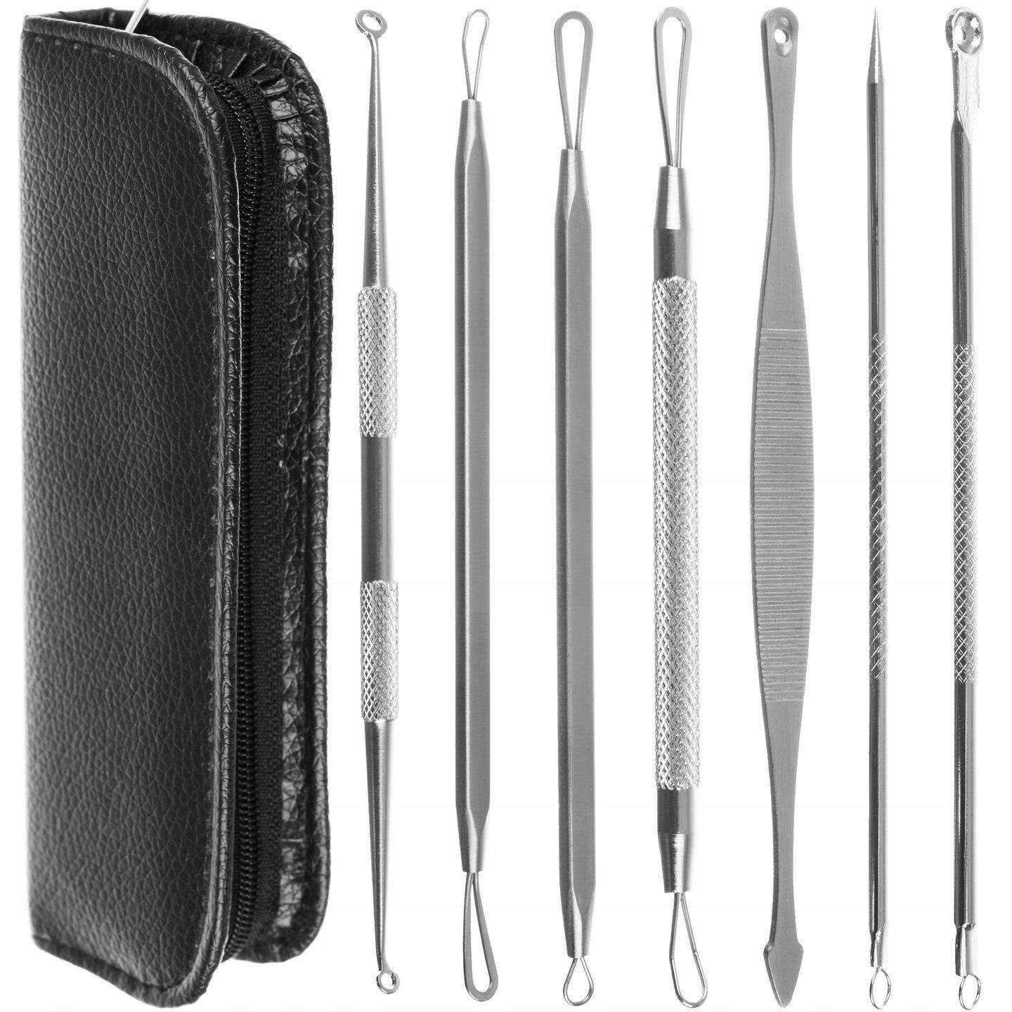 Rauta ihohuokoten puhdistukseen - 7 kaksipuolisen työkalun setti