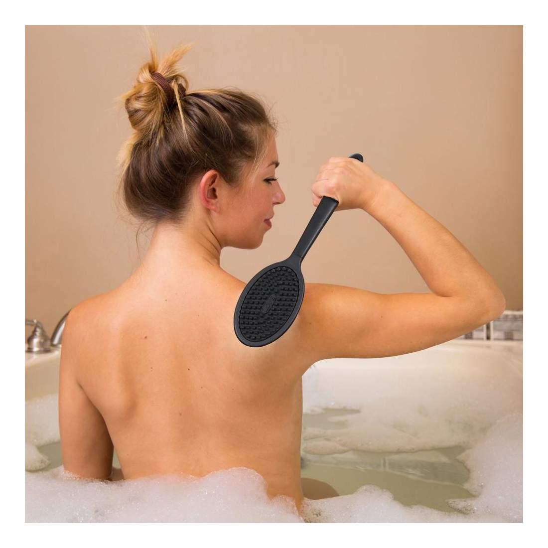 Dubbelsidig Ryggborste i Silikon | Hälsa & Skönhet - Personvård - Övrig Kroppsvård | Pryloteket