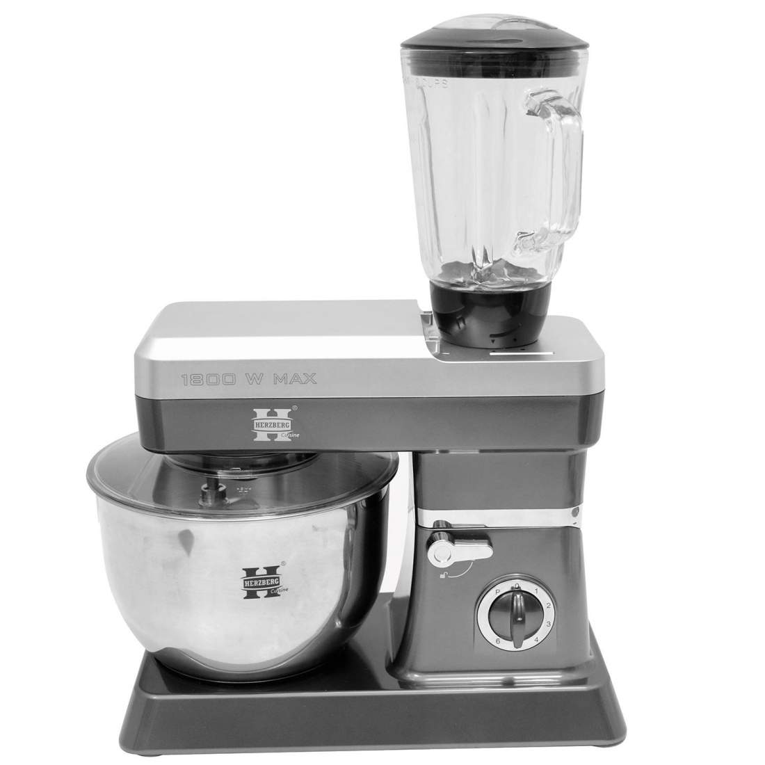Stand Mixer, Köksmaskin 1200W, 6,5 liter - Silver | Hem & Hobby - Hem & Hushåll - Hushållsapparater - Mixers | Pryloteket
