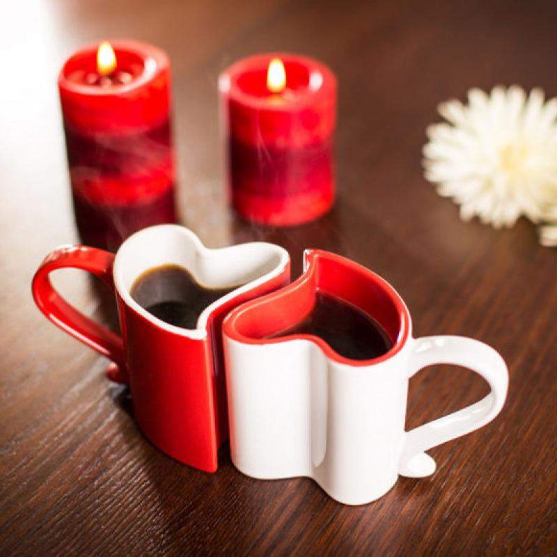 2x Krus - Hjerteformet billede