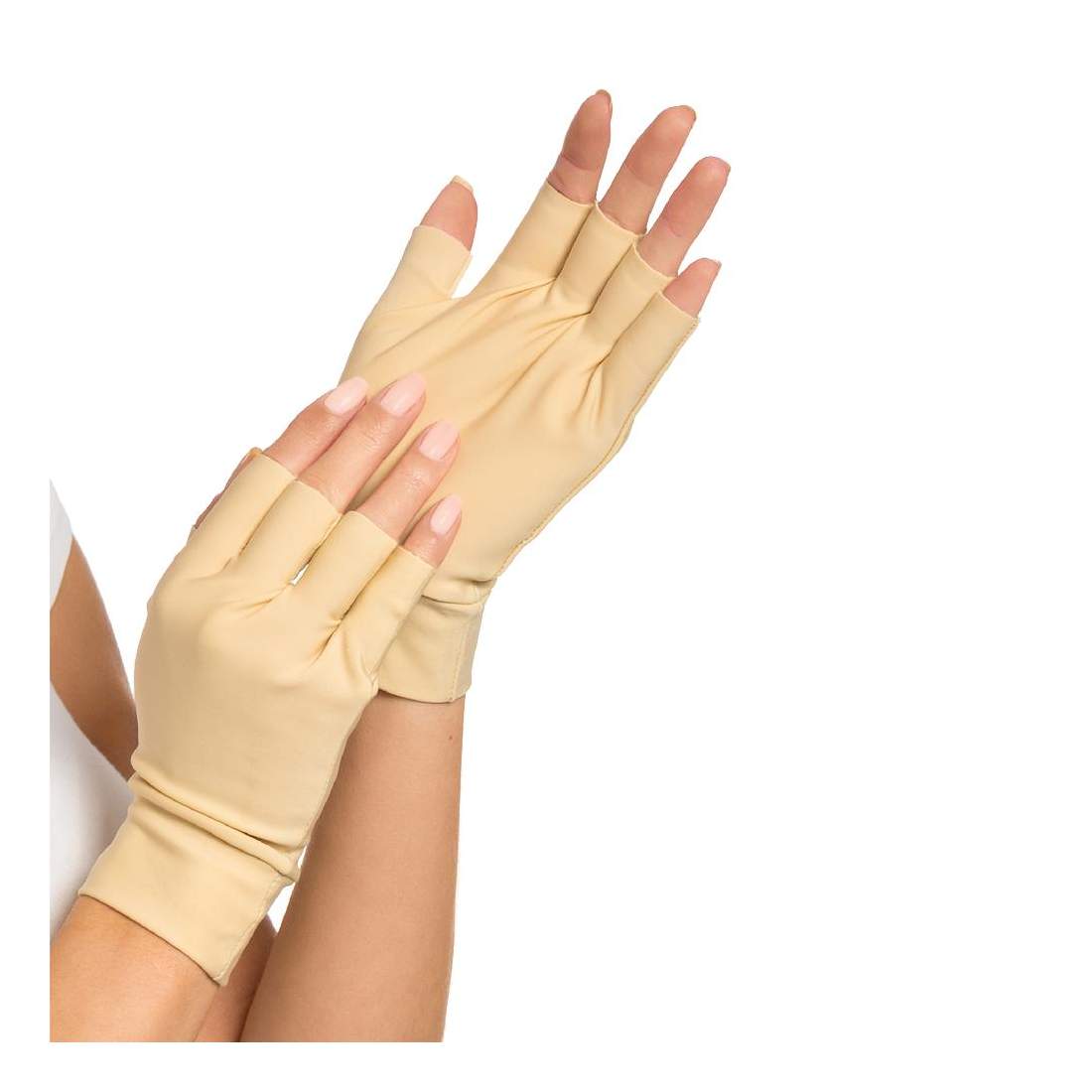 Kompressionshandskar - Fingerlösa | Hälsa & Skönhet - Personvård - Vård & Rehabilitering - Stöd & Kompression | Pryloteket