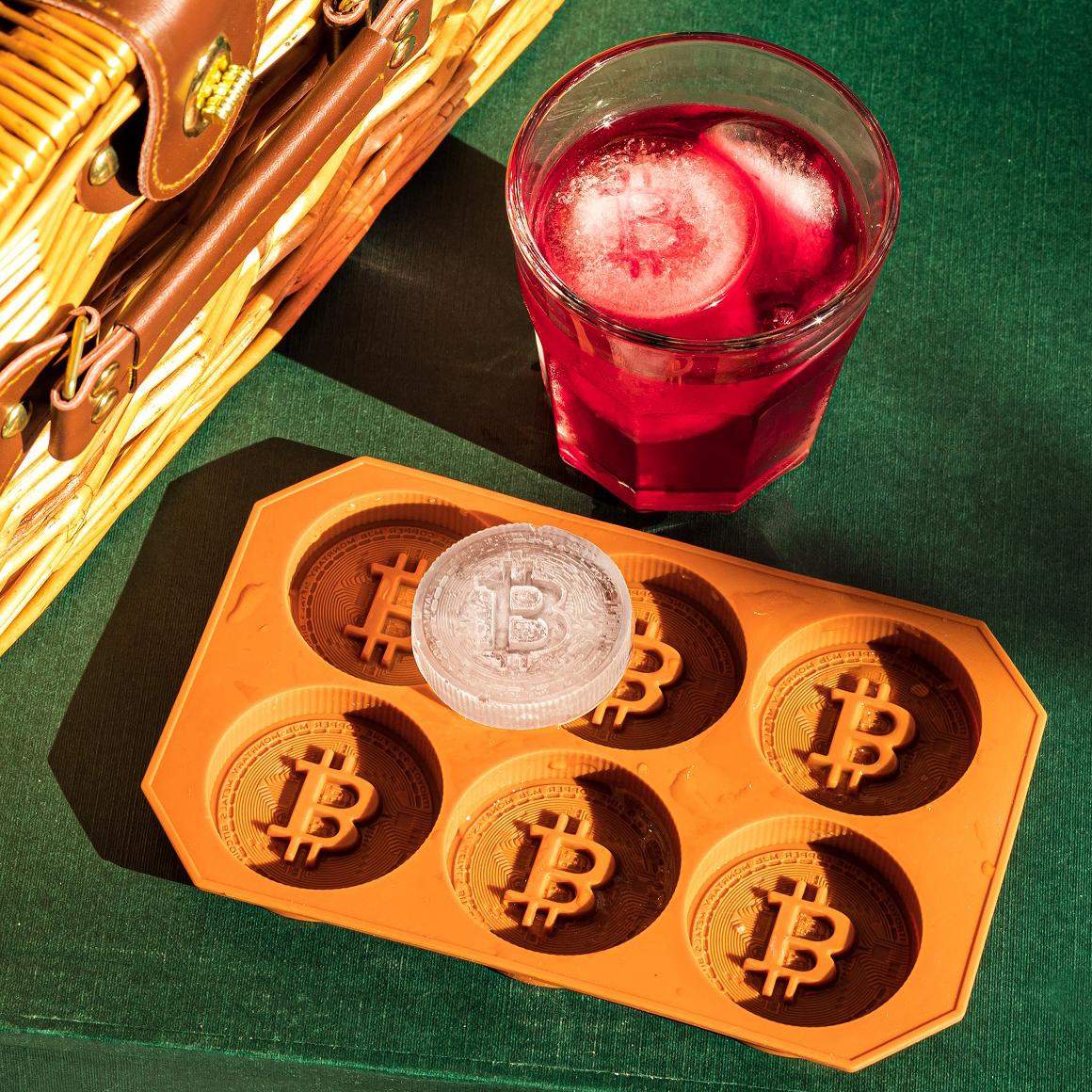 Silikoneform til isterninger og chokolade - Bitcoin