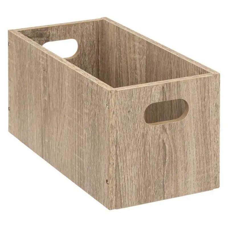 Kasse i mdf (3 farver) Natur Rektangulær Træ 15cm x 30,5cm x 15cm No - Natur - 15cm x 30,5cm x 15cm - Sally