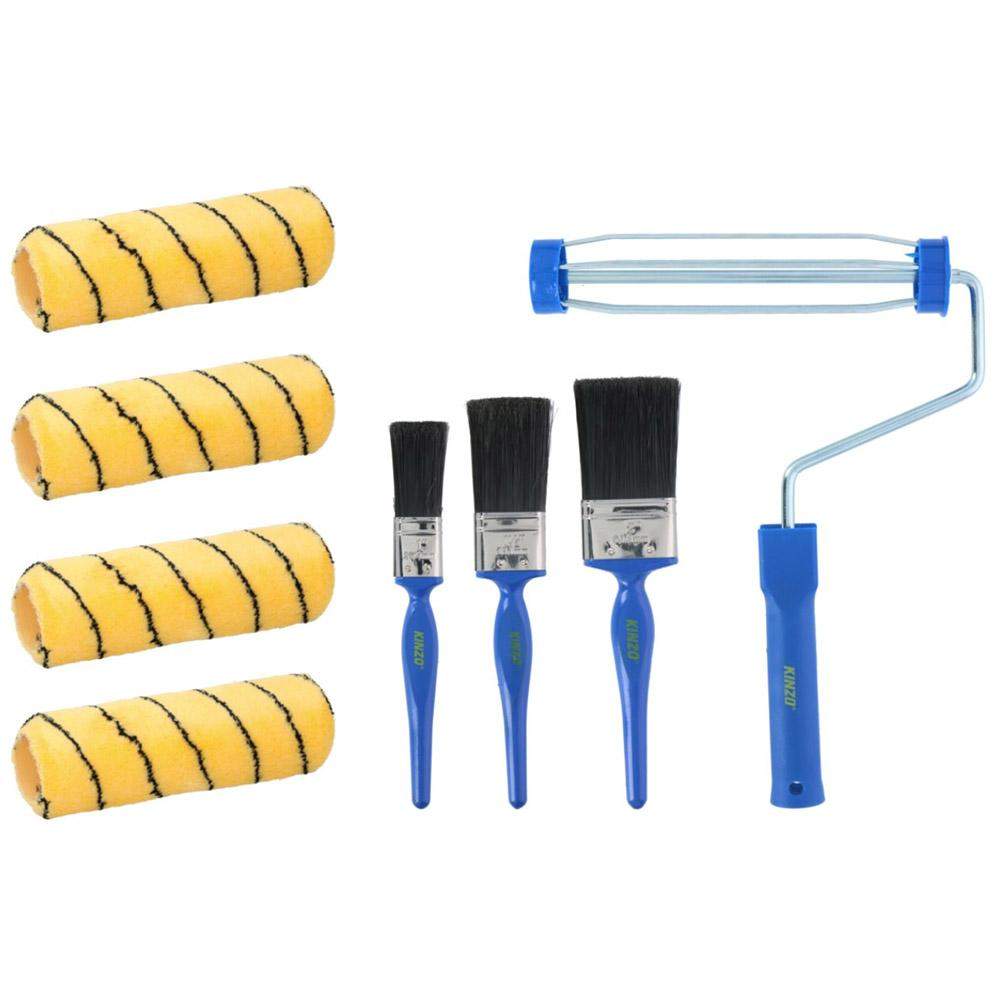 Malersæt, Rullesæt med Pensler - 8 dele
