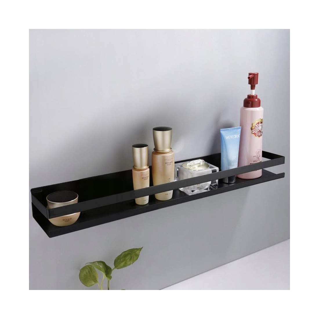 Wall Shelf Black metal eStore