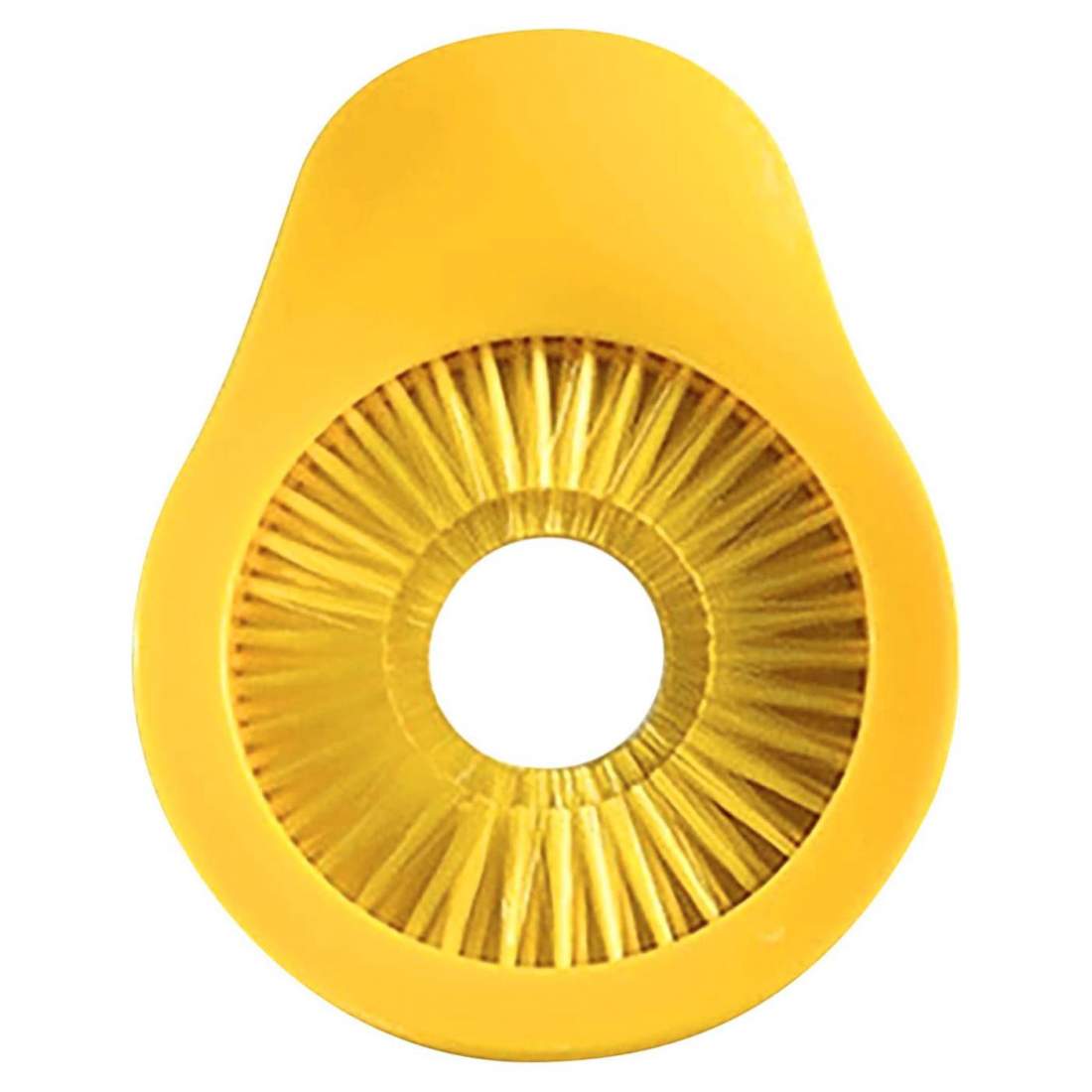 Grönsaksborste, Cirkel - Gul | Hem & Hobby - Hem & Hushåll - Kök - Köksredskap | Pryloteket