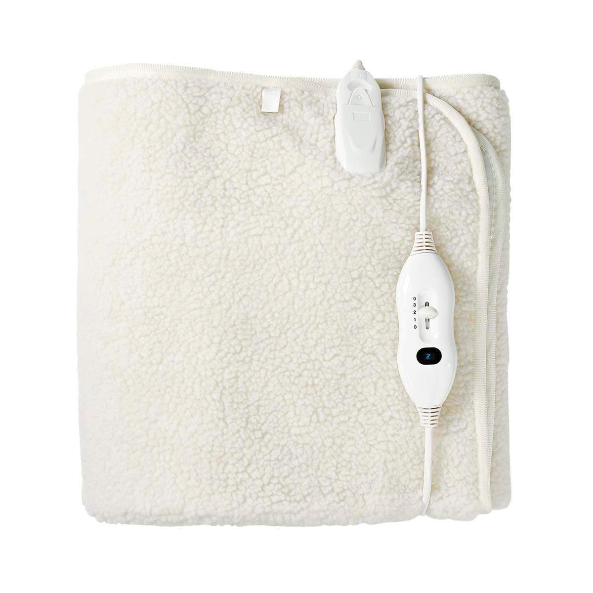 Sähkölämmityspeitto, synteettistä villaa - 150 x 80 cm