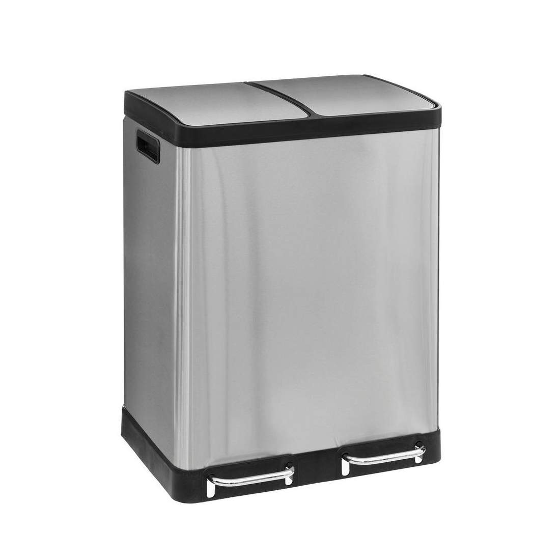 Sorteringskärl med 2 Fack - Rostfritt stål | Hem & Hobby - Hem & Hushåll - Rengöring & Städning | Pryloteket