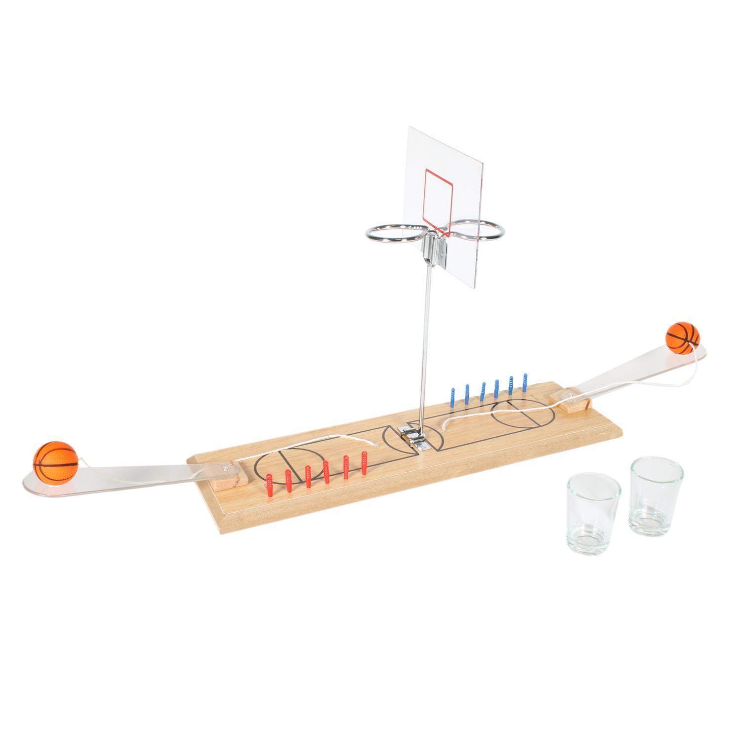 Dryckesspel med 2 Shotglas - Basket | Leksaker & Spel - Sällskapsspel - Partyspel | Pryloteket