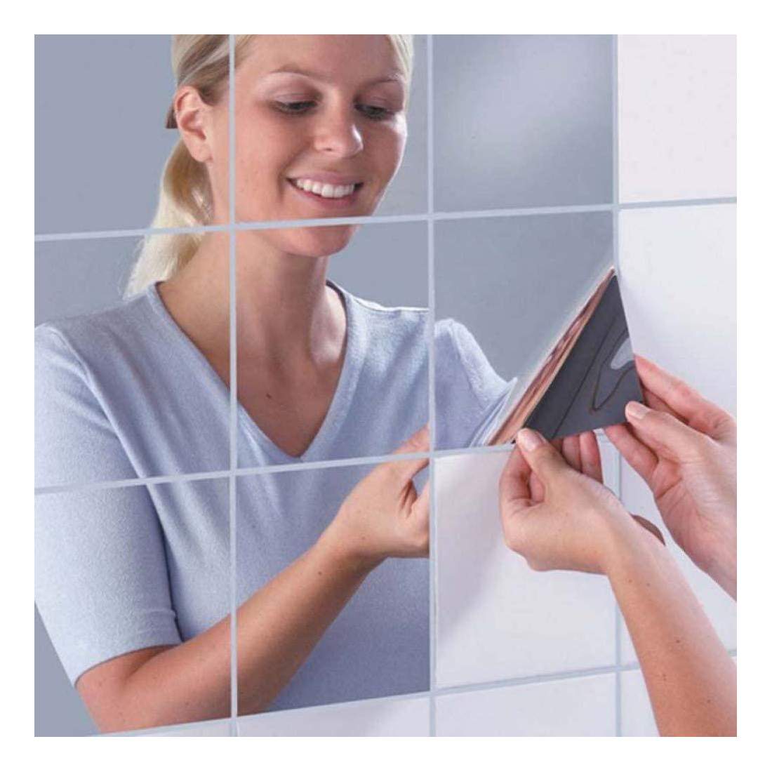 10x Selfadhesive Mirror Panes eStore