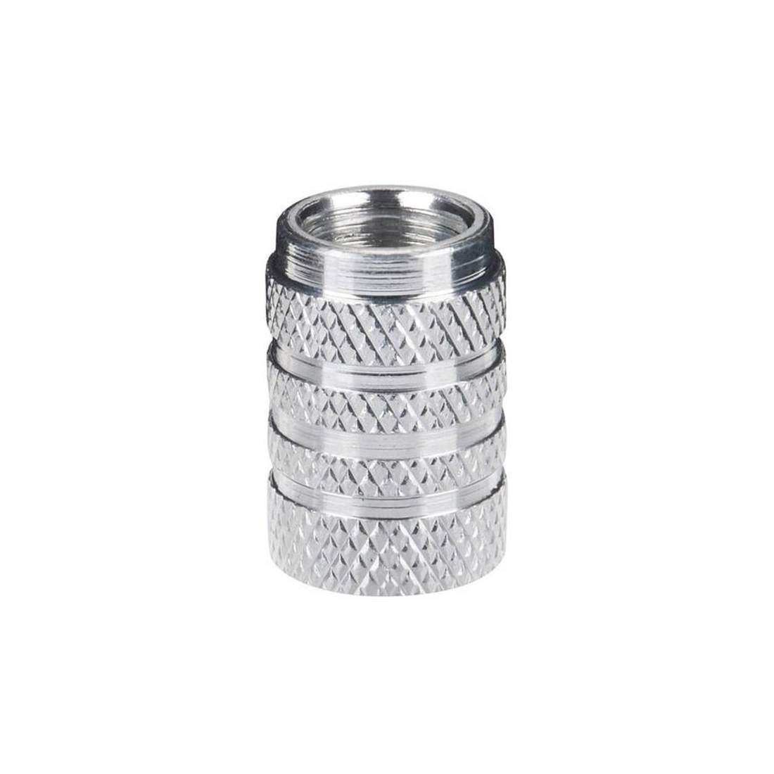 4x Valve caps for Car, Aluminum Silver eStore