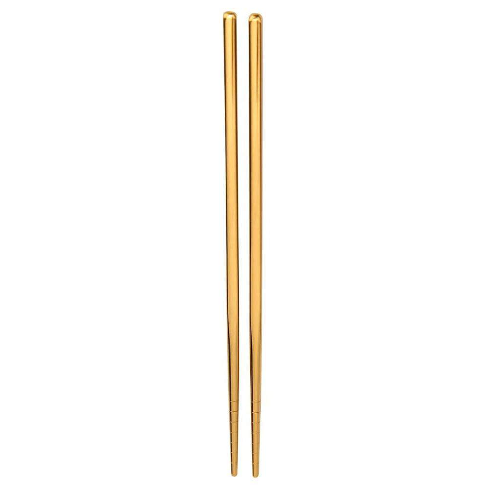 Spisepinde / Chopsticks i rustfrit stål - guld