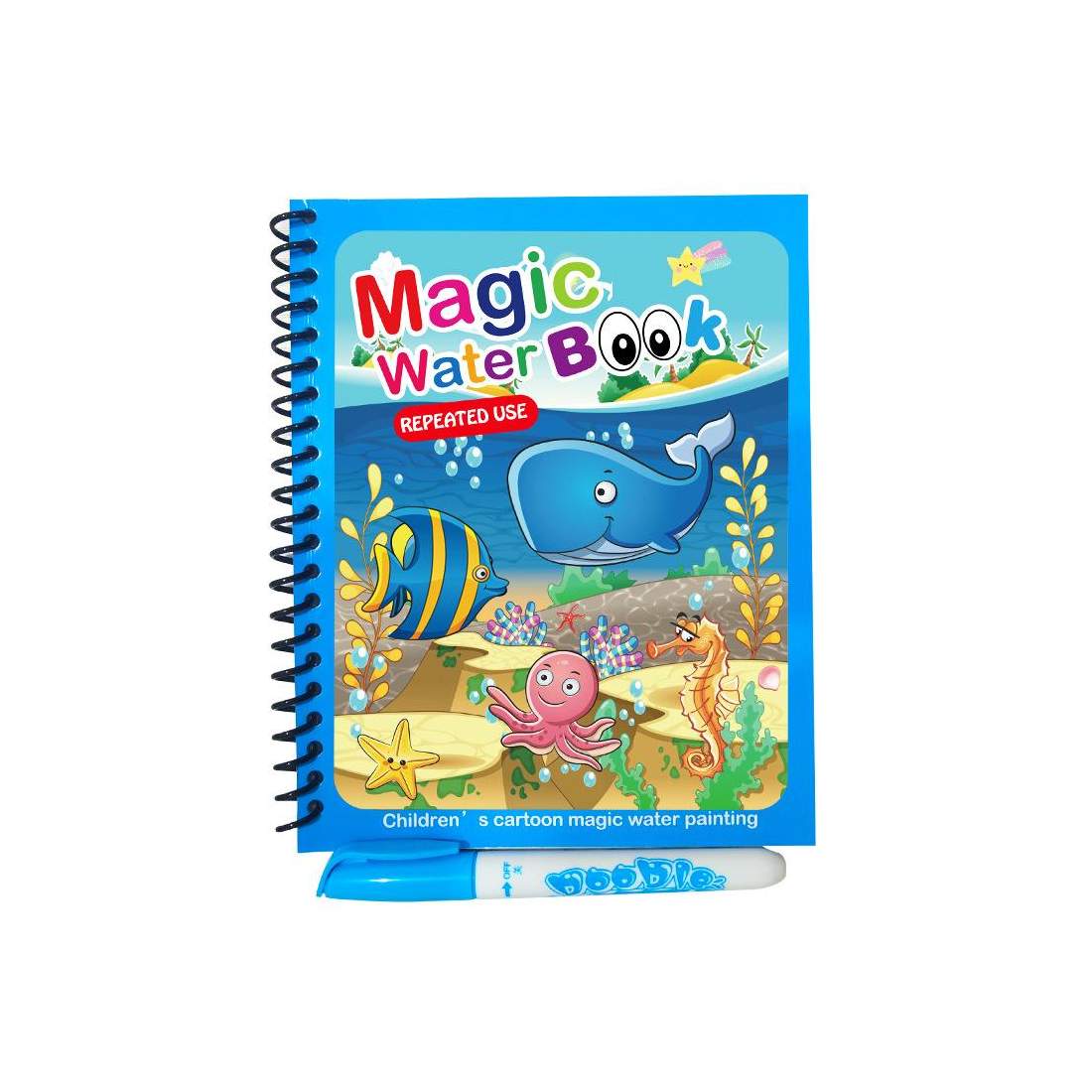 Målarbok, Vattenmålning - Undervattensvärld | Leksaker & Spel - Leksaker - Rittillbehör & Pyssel - Målarset | Pryloteket