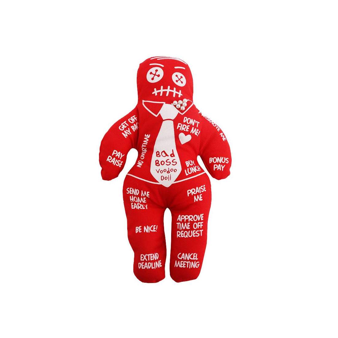 Voodoo-docka, Bad Boss - Röd | Leksaker & Spel - Leksaker - Stressleksaker | Pryloteket
