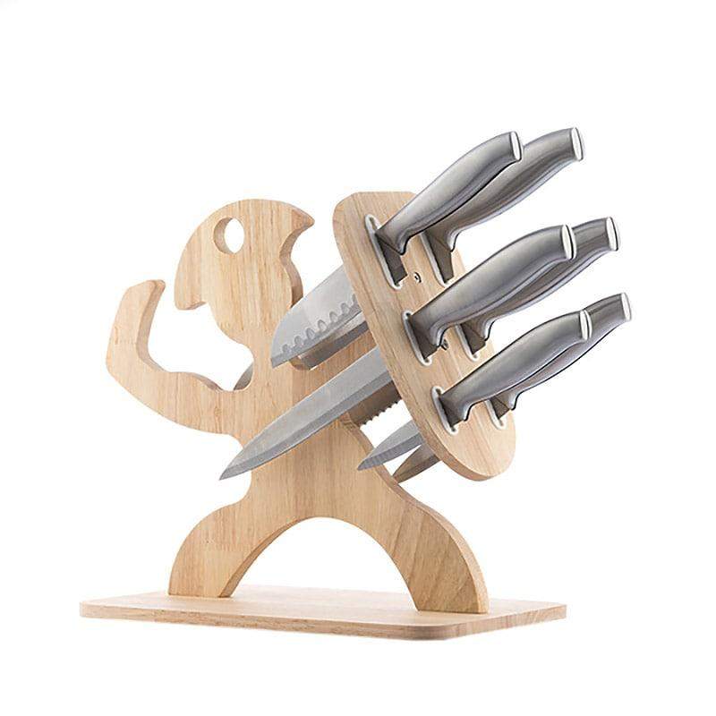 Spartan Knivsæt med Stativ