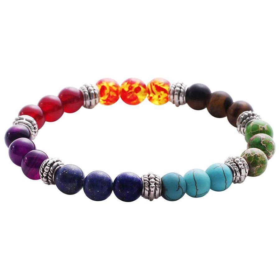 7 Chakra Lava Stone Diffuser Bracelet
