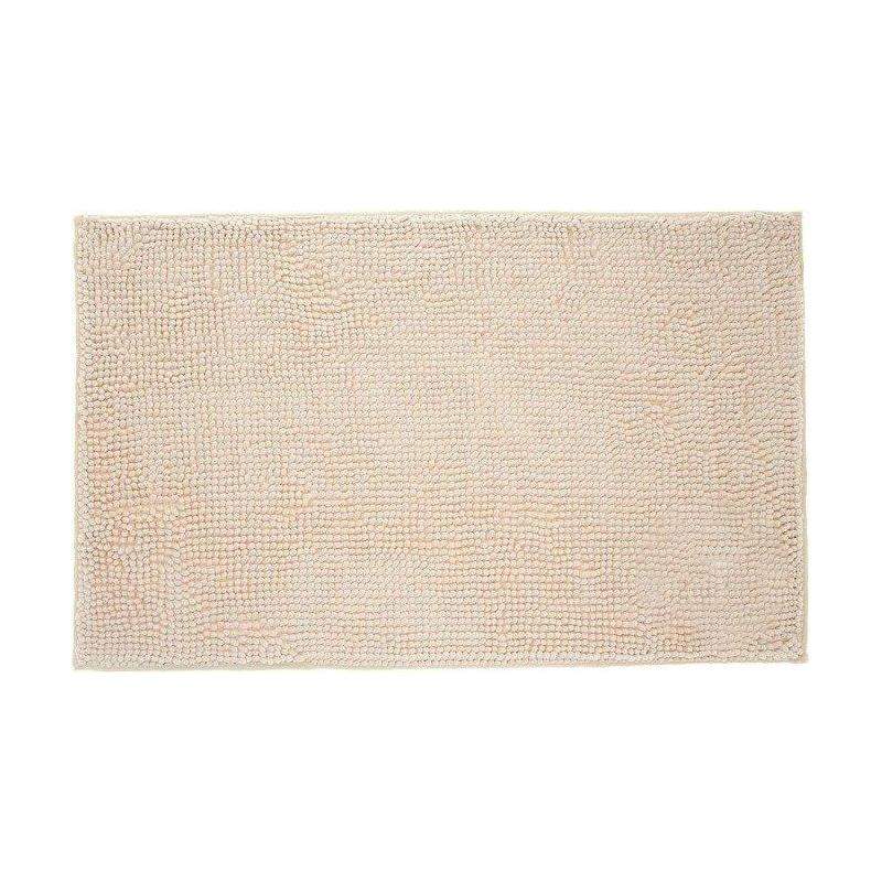 Chenille badeværelsestæppe, 50 x 80 - Sand