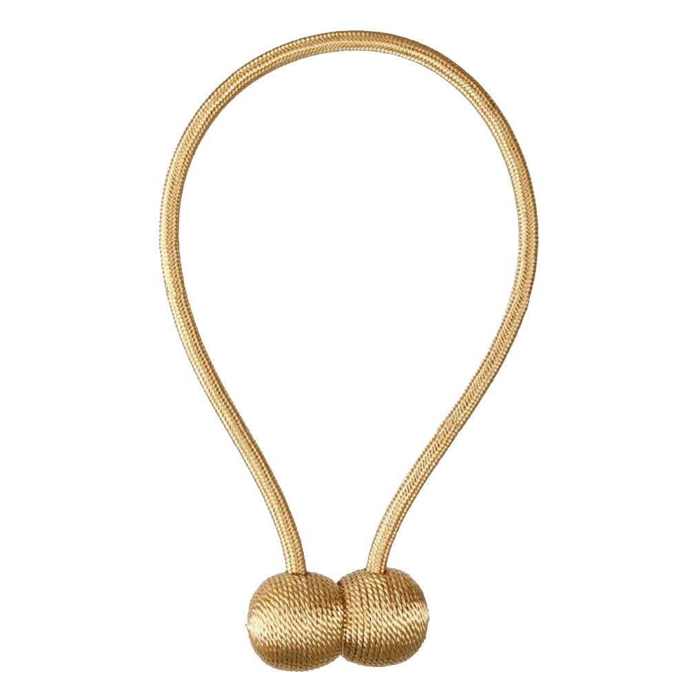 Gardinbinding, magnetisk - guld