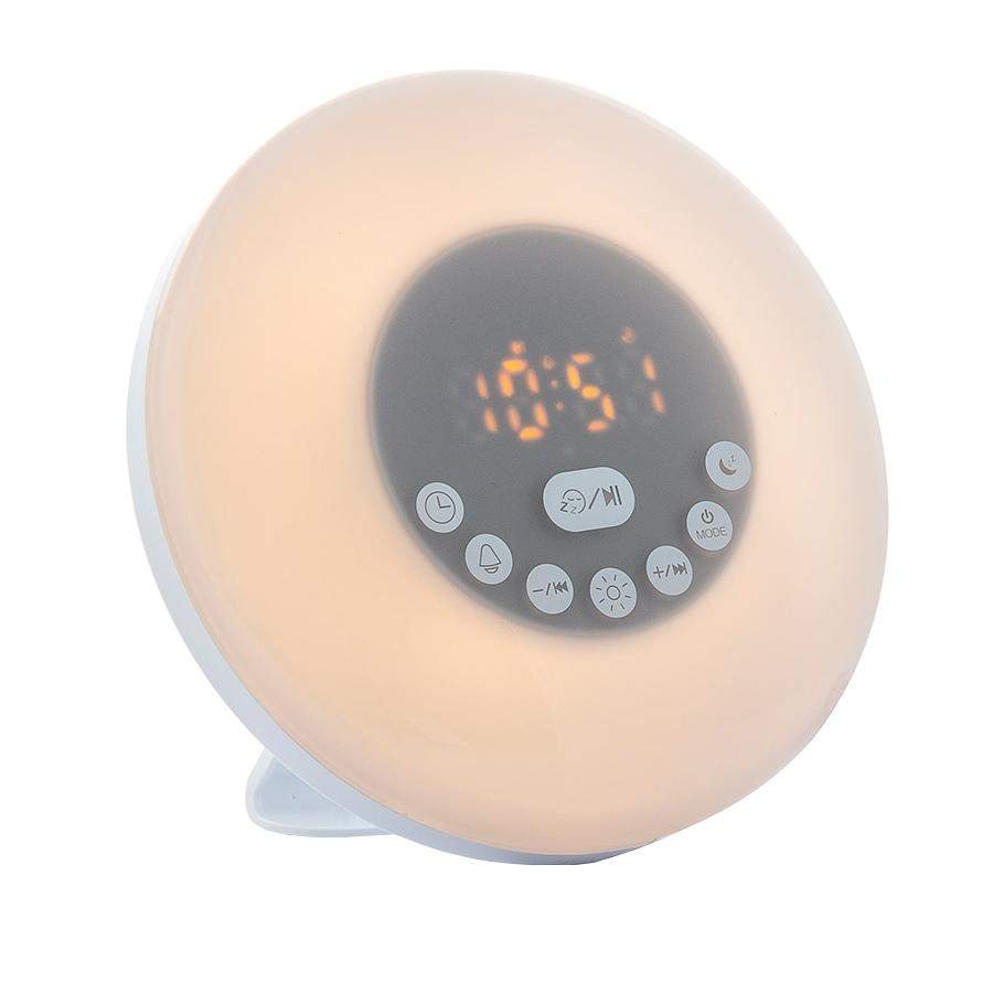 Vækkeur med wake-up light - FM Radio - Bluetooth - 400lm - 5W højtaler