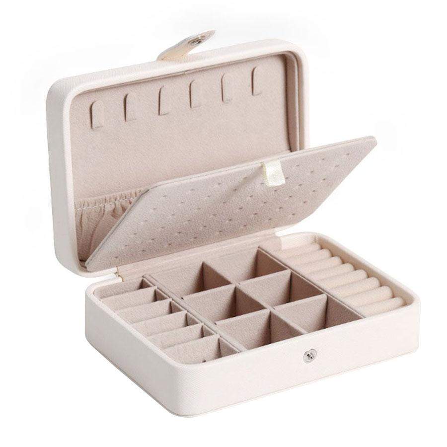 Smykkeskrin til rejser - Hvid