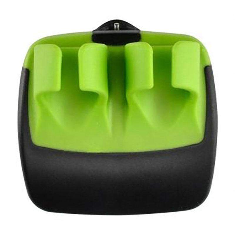 Ergonomisk kartoffelskræller - grøn og sort