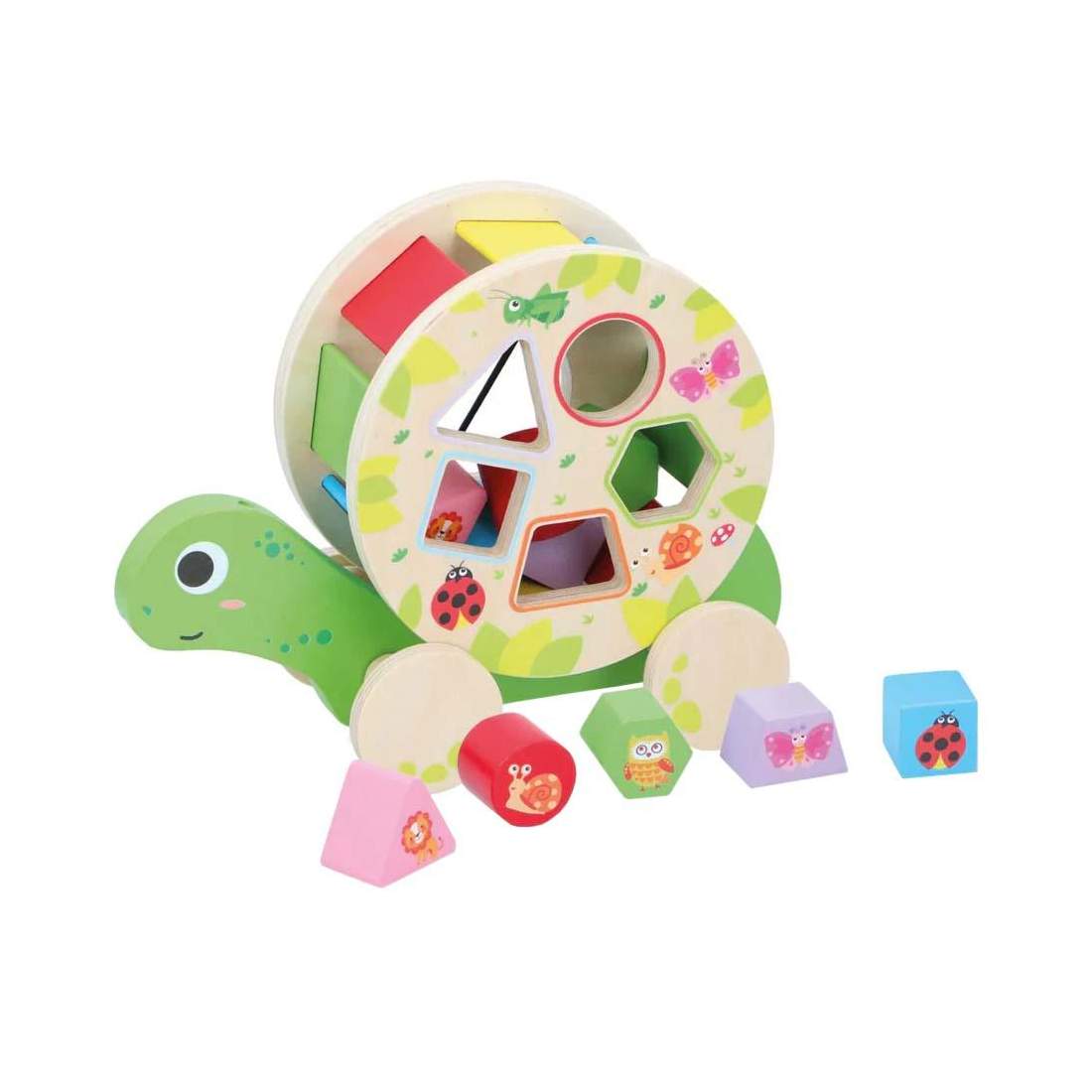 Sköldpadda med Formsortering | Leksaker & Spel - Leksaker - Lekset | Pryloteket