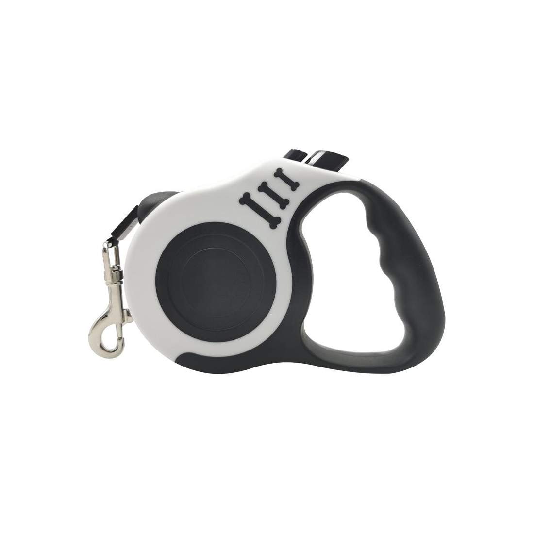 Retractable Dog Leash, 5 m White eStore
