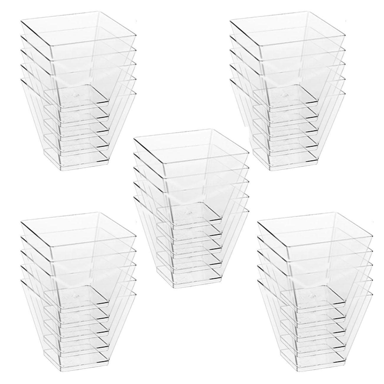 25x Dessertskåle i plast