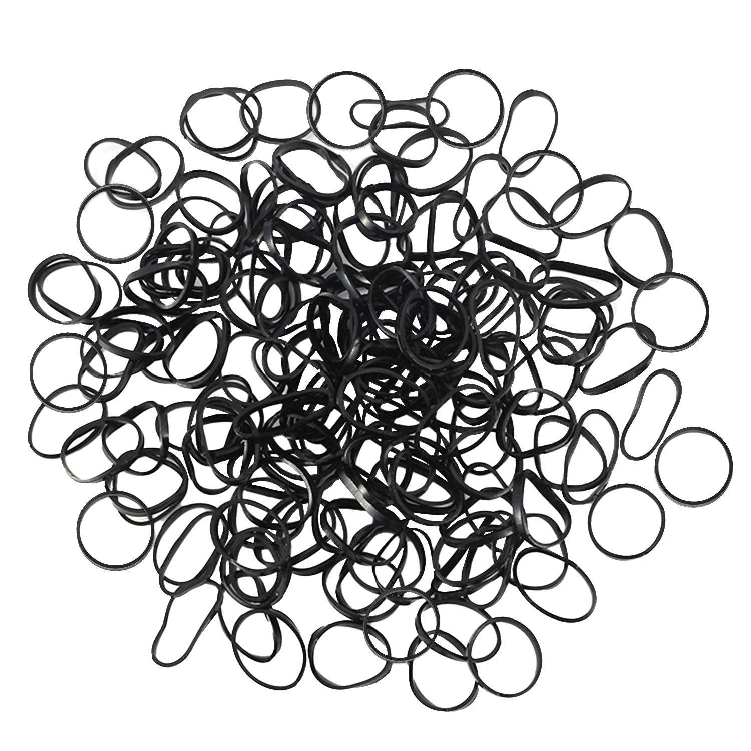 500x Hårsnoddar, Plast - Svart | Hälsa & Skönhet - Hårvård & Styling - Hårsnoddar & Hårspänne | Pryloteket