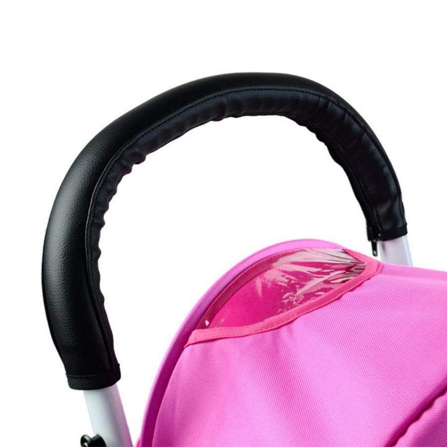 Beskyttelsesbetræk til barnevognsgreb - Sort