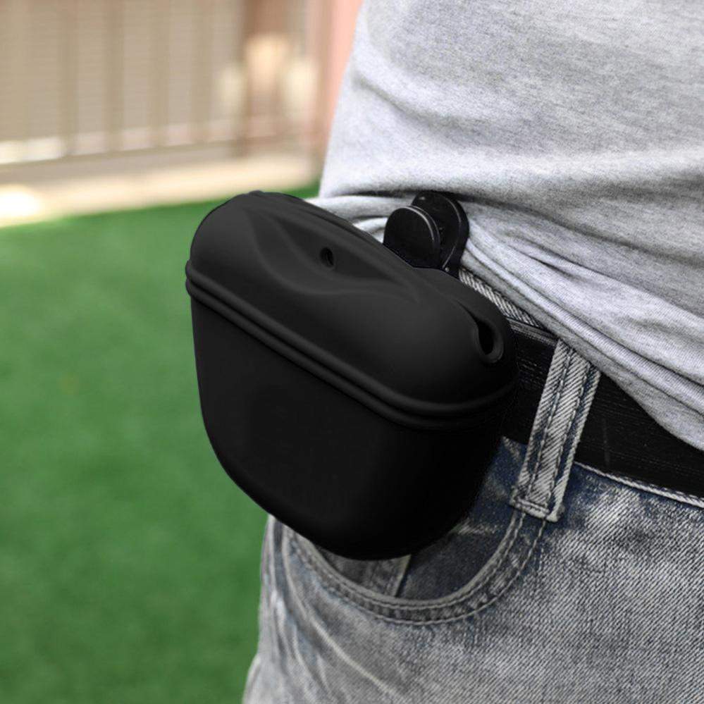 Bæltetaske til hundegodbidder - Sort