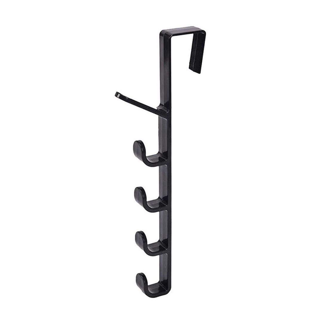 Dörrhängd Kroklist - Svart | Hem & Hobby - Hem & Hushåll - Förvaring & Organisering - Klädkrokar & Klädhängare | Pryloteket