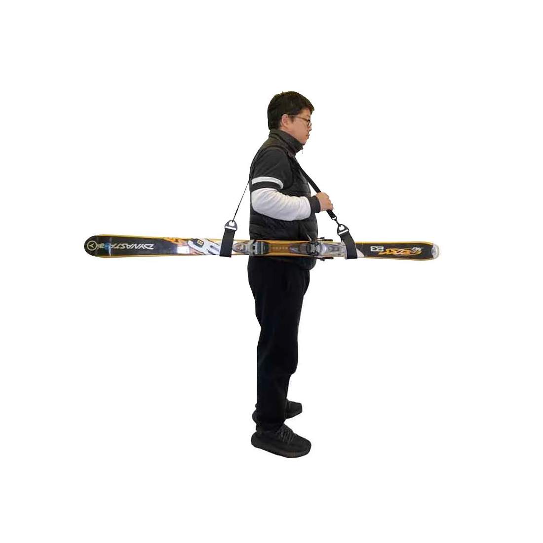 Shoulder Strap for Snowboard and Skis Black eStore