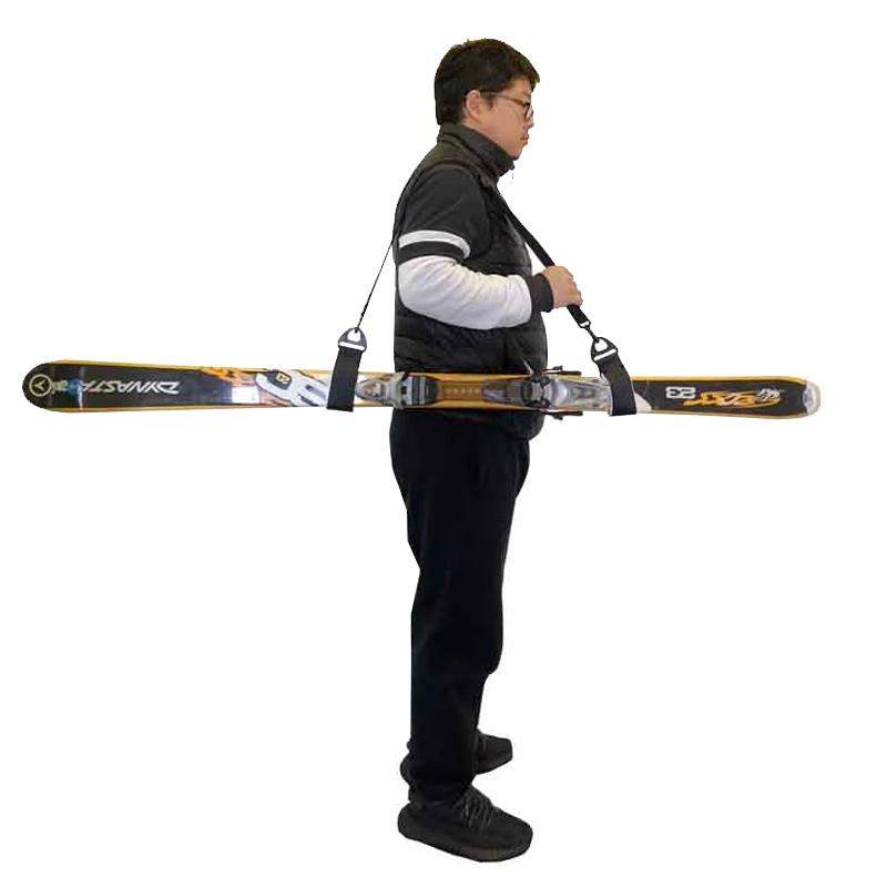 Skulderrem til snowboard og ski - sort