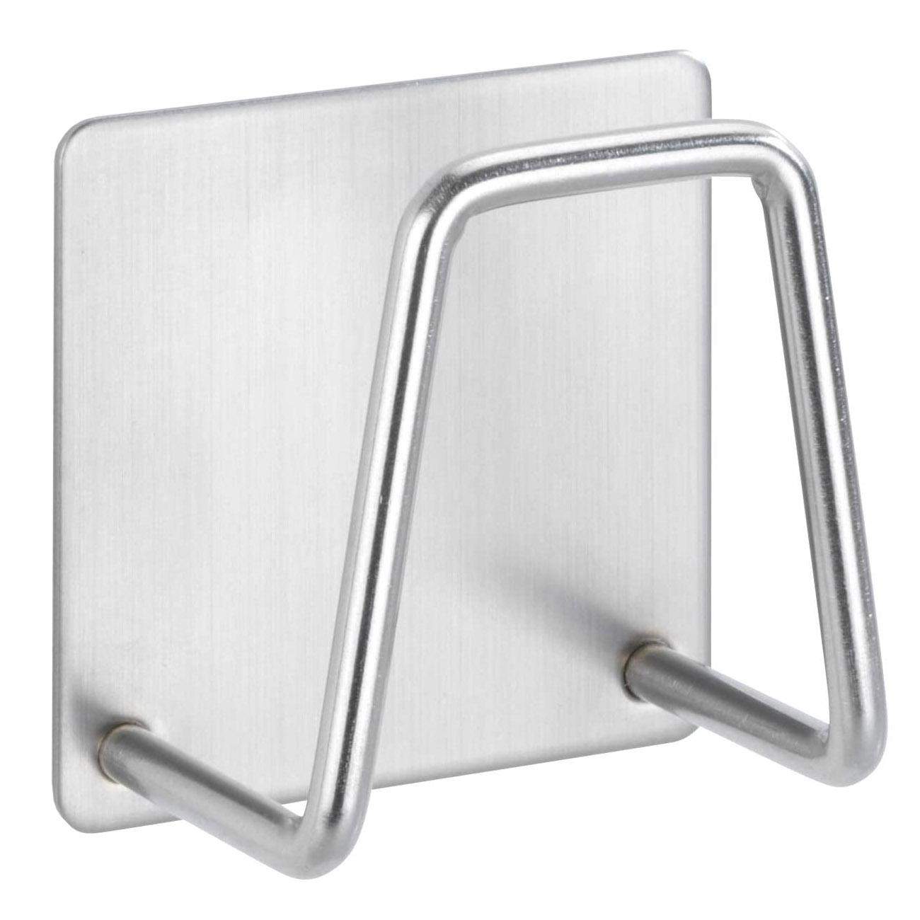 Itseliimautuva pidike / koukku ruostumattomasta teräksestä
