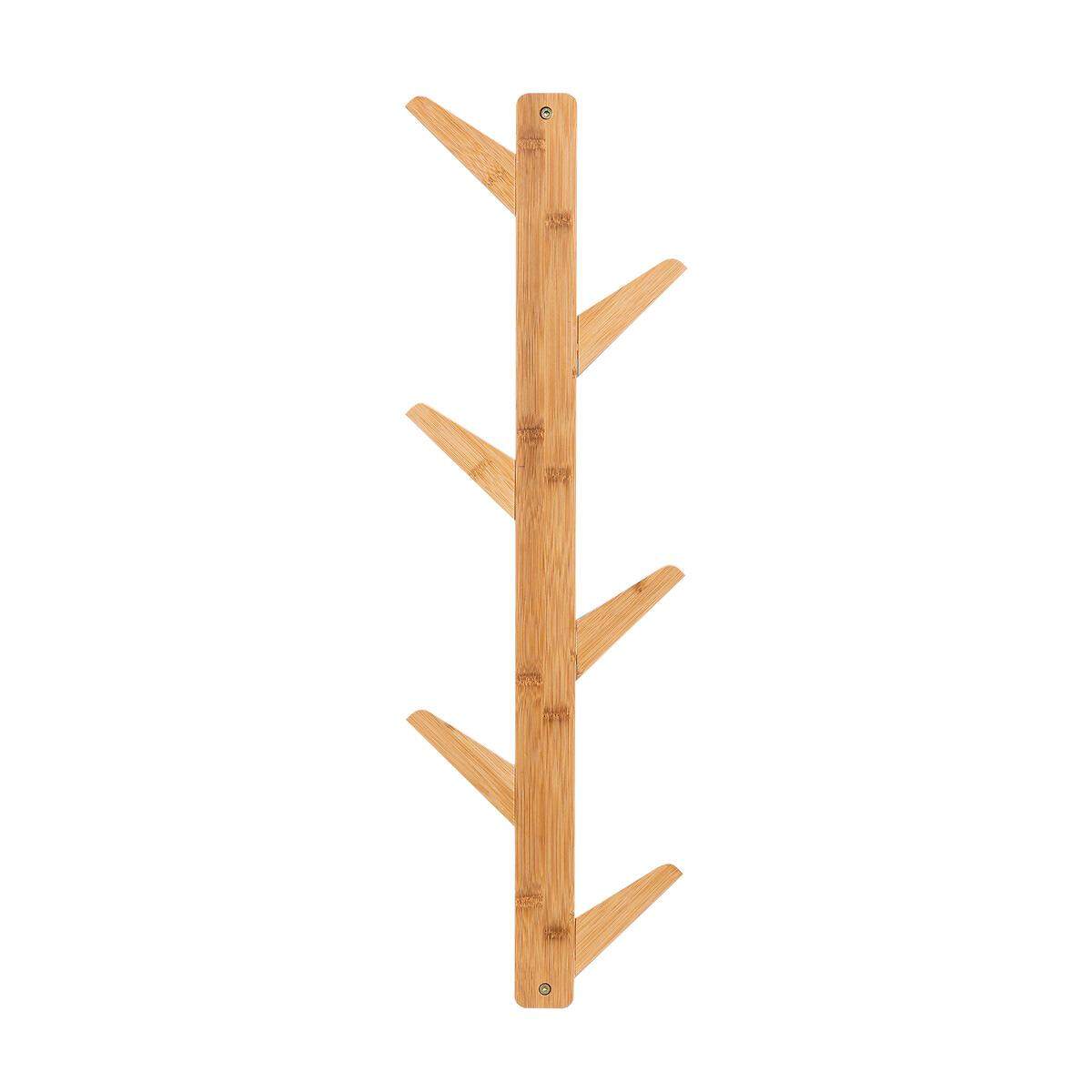 Væghængt Tøjbøjle, Bambus - 78 cm