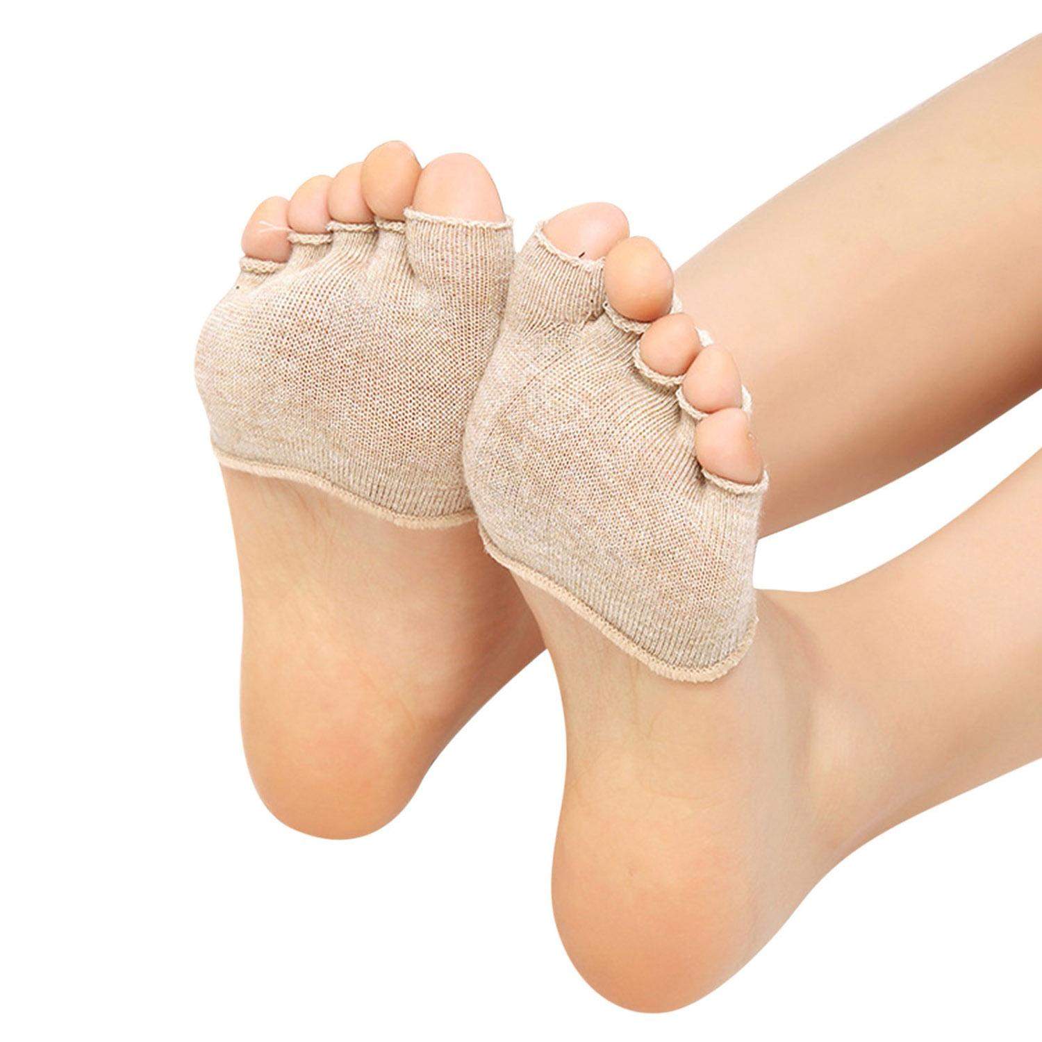 Sukat ilman kärkiä ja kantapäätä, 1 pari - Beige