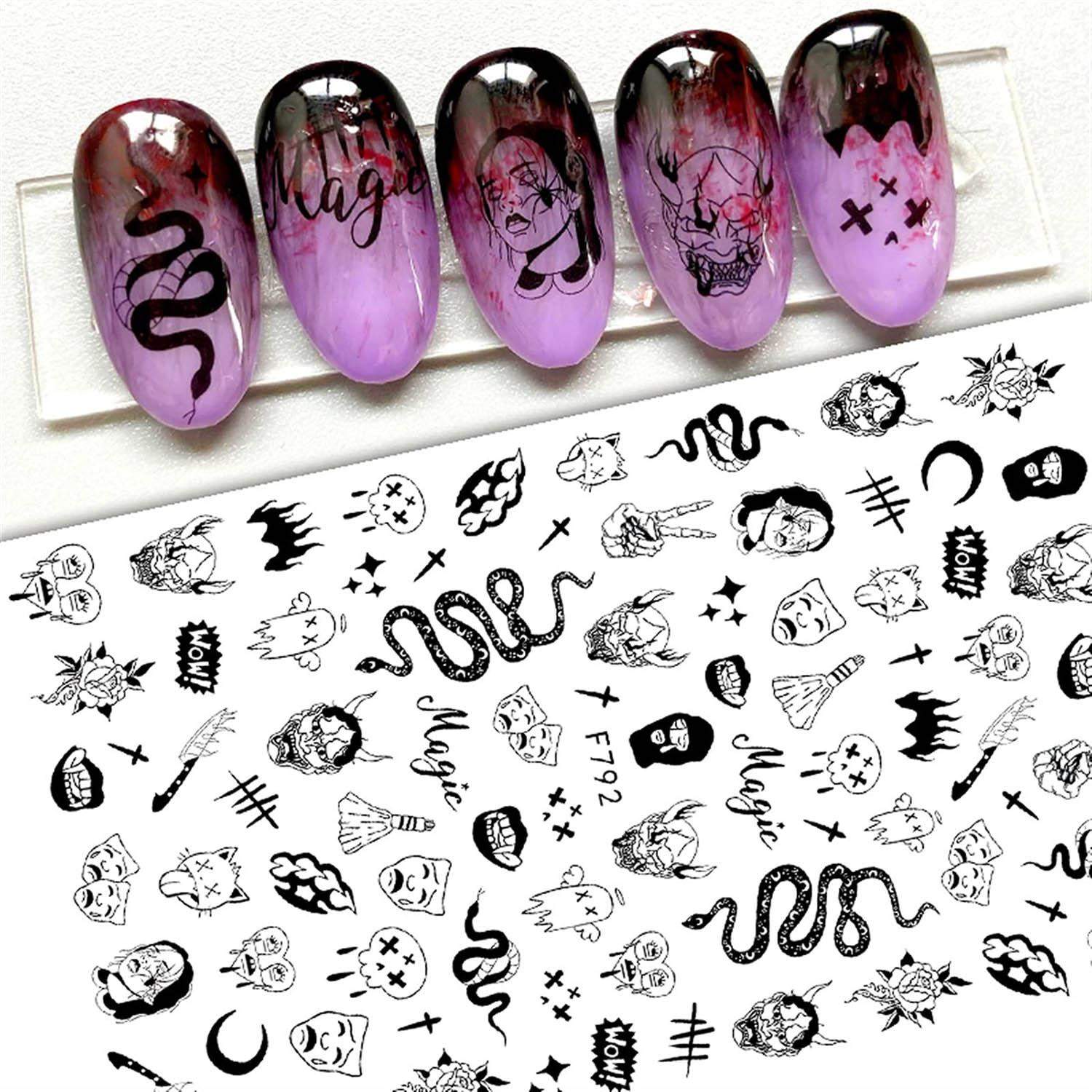 Sheet of Nail Stickers