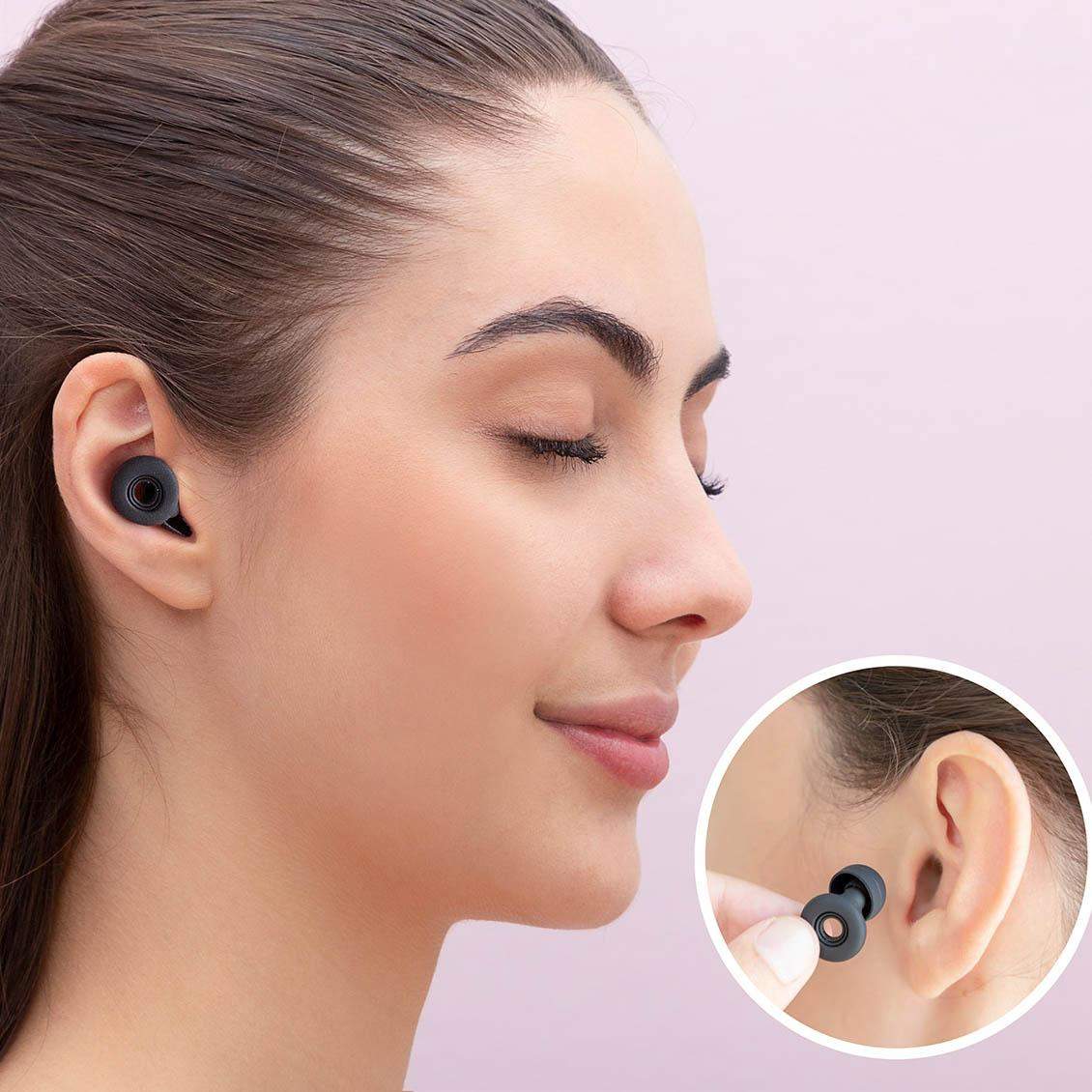 Støjreducerende ørepropper - 2 størrelser