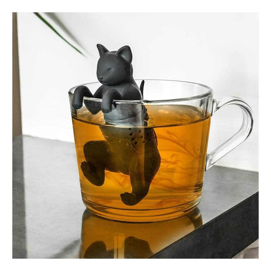 Tesil i Silikon - Katt | Hem & Hobby - Hem & Hushåll - Kök - Köksredskap - Kaffe & Te - Tetillbehör | Pryloteket