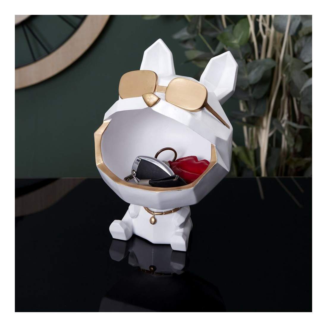 Prydnadshund med Förvaring | Hem & Hobby - Hem & Hushåll - Inredning & Dekoration - Övriga Inredningsdetaljer | Pryloteket