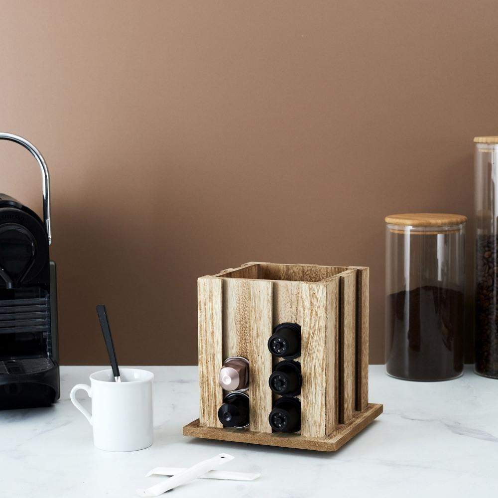 Hållare till Kaffekapslar - Träfärgad | Hem & Hobby - Hem & Hushåll - Kök | Pryloteket