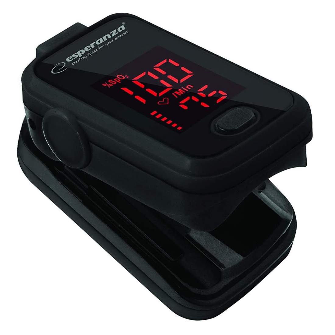 Esperanza - Digital Pulsoximeter - Svart | Hälsa & Skönhet - Personvård - Övrig Kroppsvård | Pryloteket