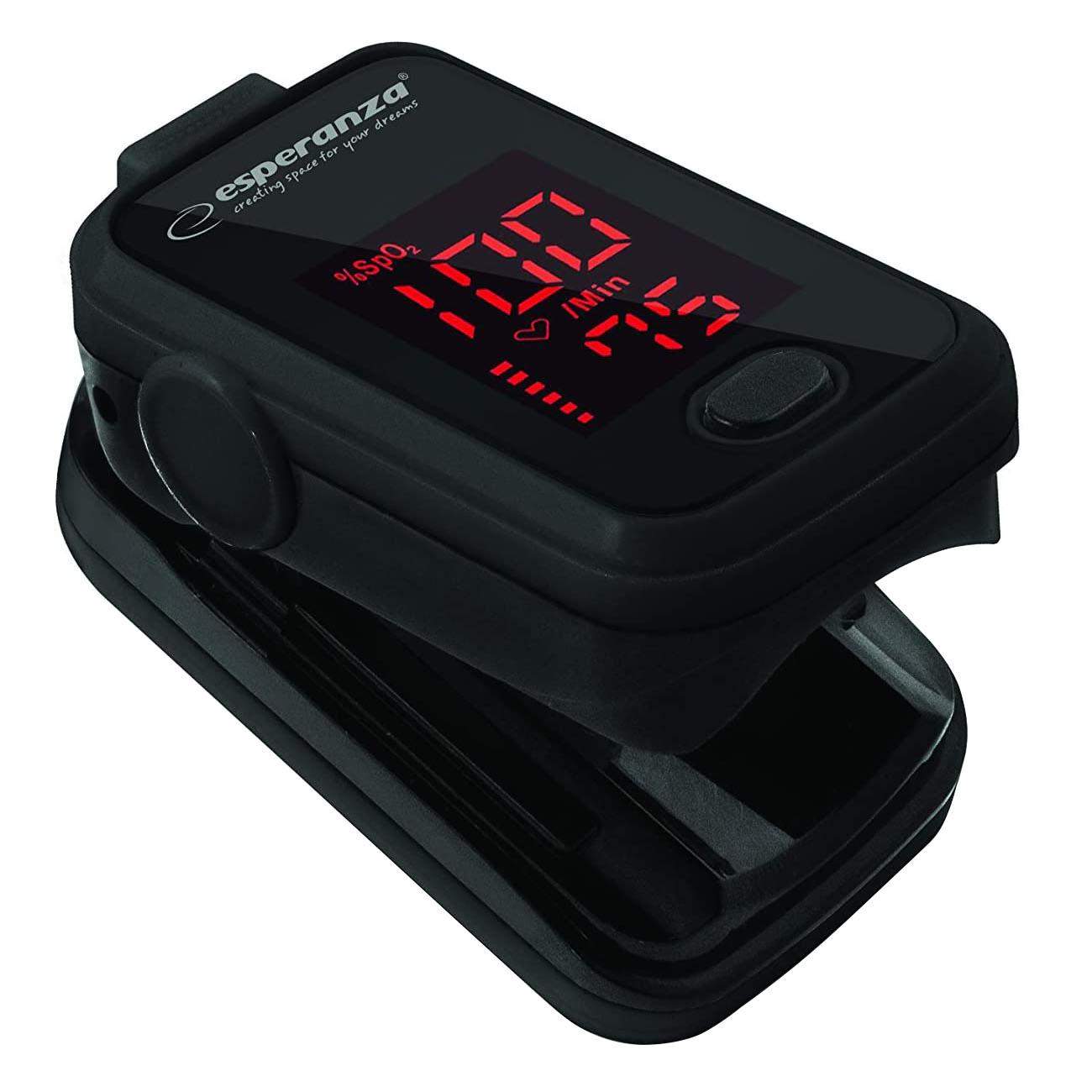 Esperanza - Digitalt pulsoximeter - sort