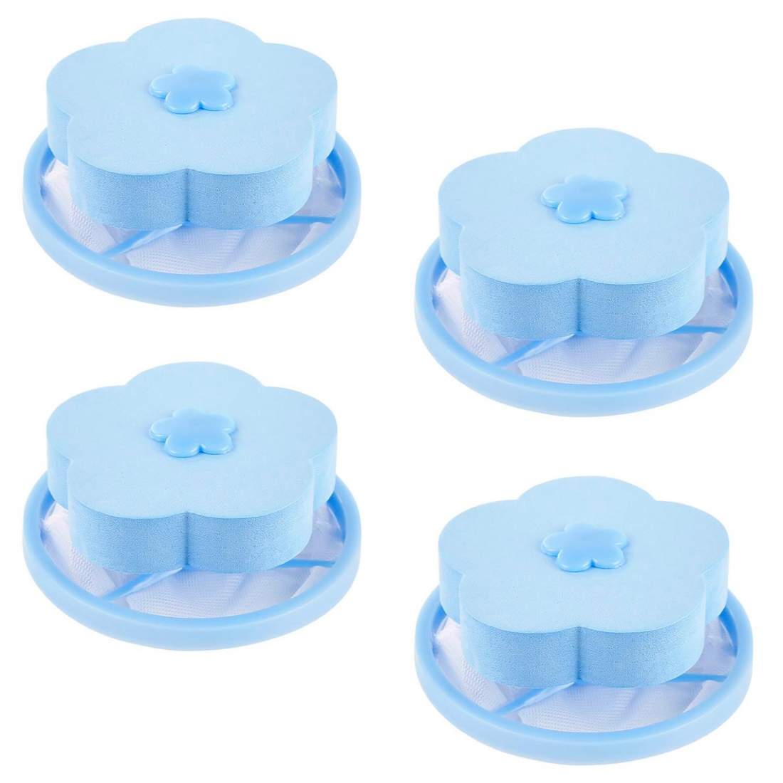 4x Hair Catchers for Washing Machine Blue eStore