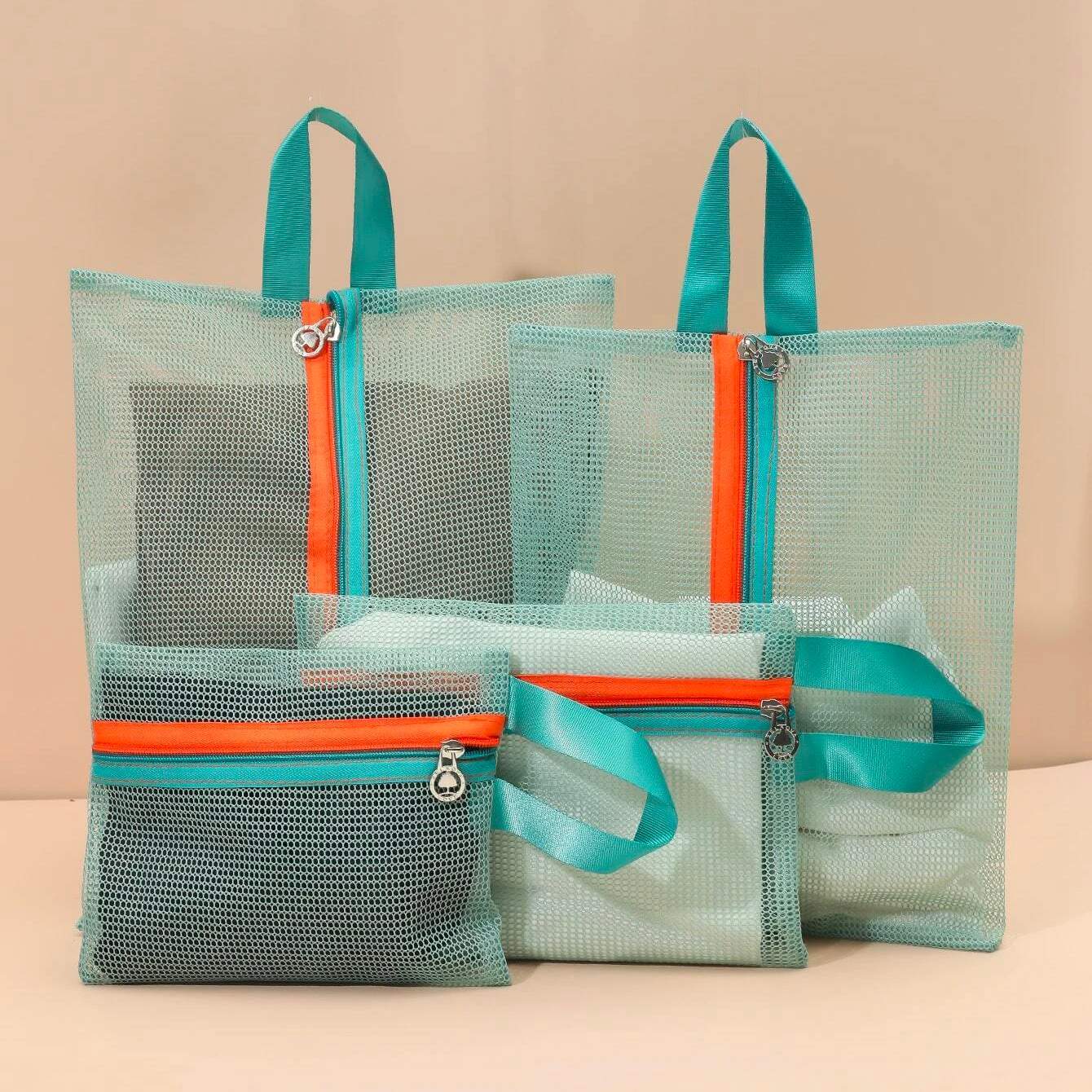 4x Organiseringspåsar till Resväska - Grön | Hem & Hobby - Resa & Semester - Organisering | Pryloteket