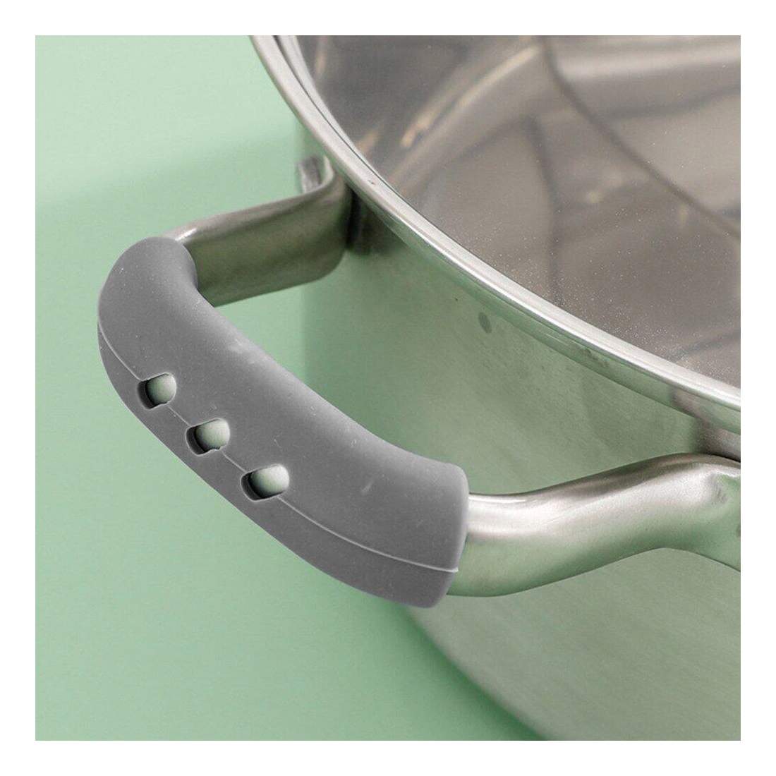 2x Grythandtag i Silikon - Grå | Hem & Hobby - Hem & Hushåll - Kök - Köksredskap | Pryloteket